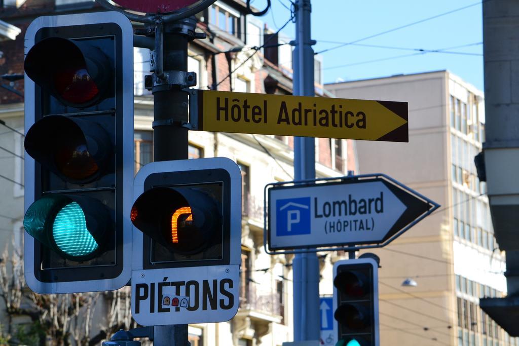 Hotel Adriatica Genebra Exterior foto